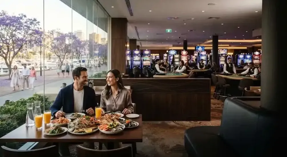 Valet at Crown Perth entrance